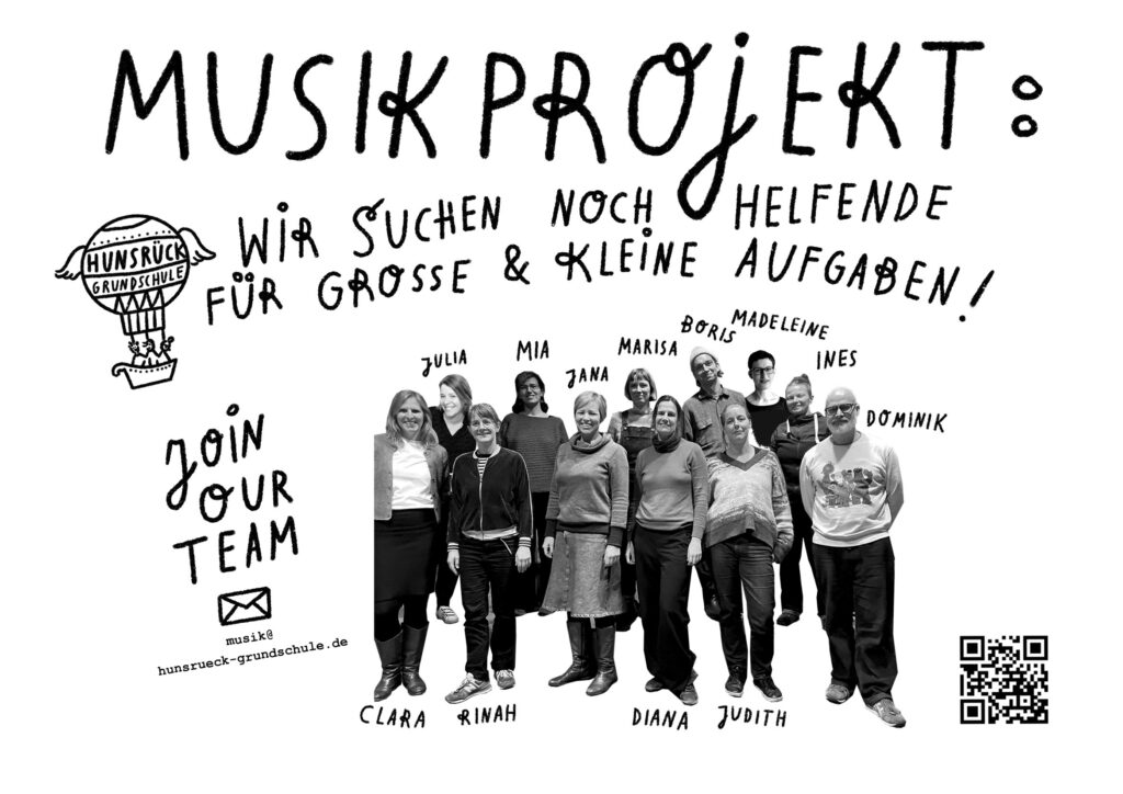 Wir arbeiten beim Musikprojekt!